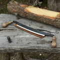 Curved Draw Knife (Push/Pull Shave), 25.5 cm (10 inch) Cutting Edge